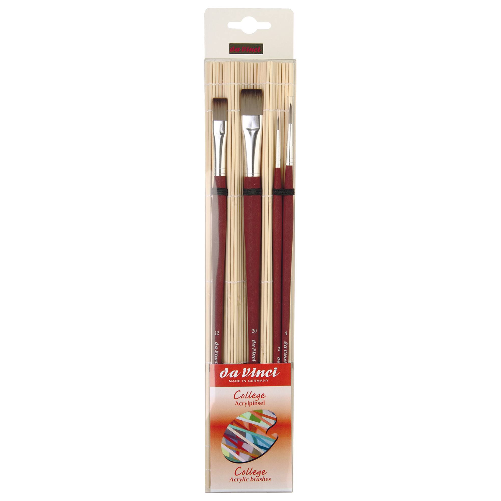 da Vinci COLLEGE 4 Piece Synthetic Brush Set